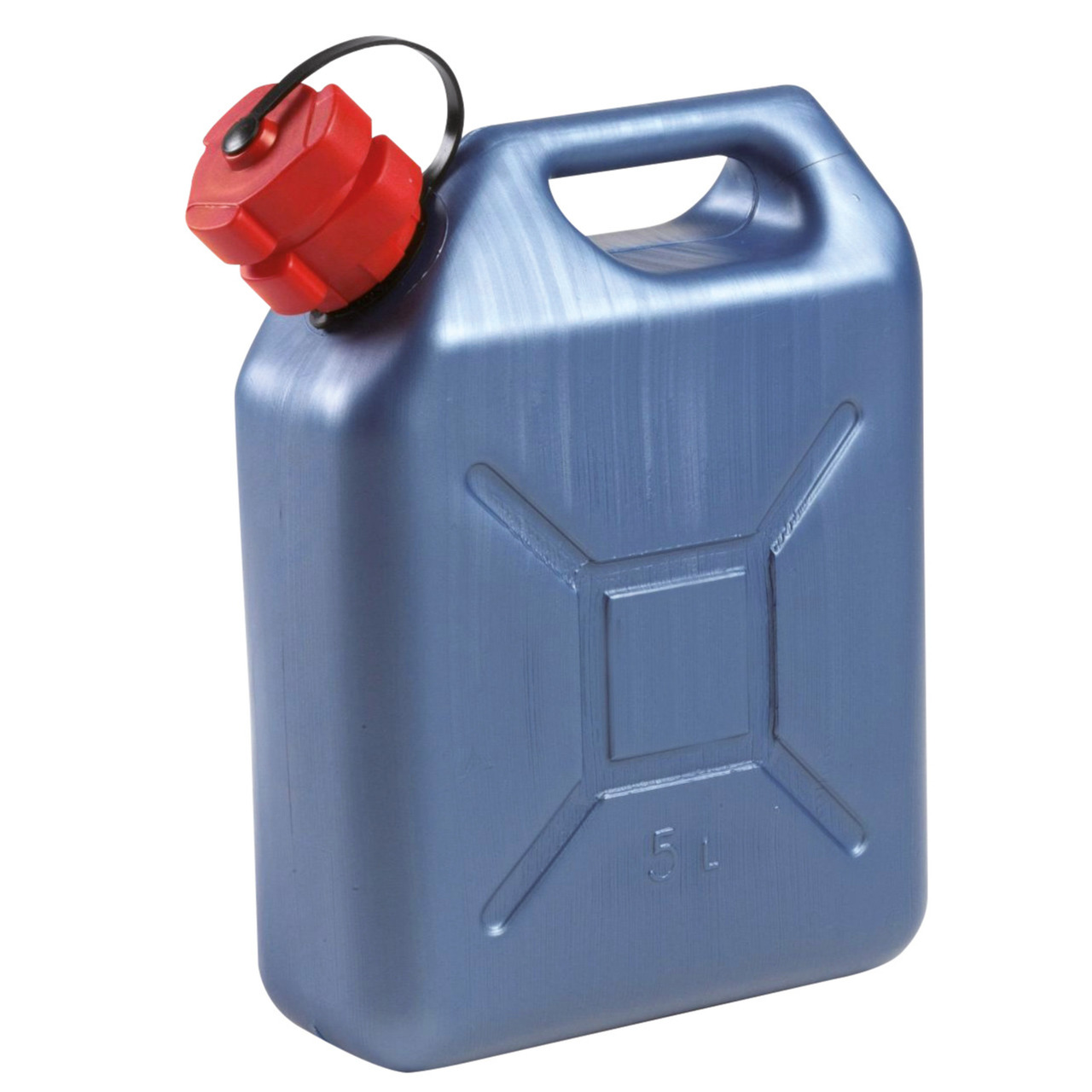 EDA Jerrycan - kunststof - blauw - voor brandstof - 5L Top Merken Winkel